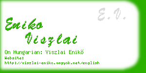 eniko viszlai business card